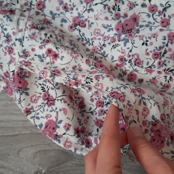 Vintage Pin Up Style Ditsy floral mini bustier corset dress - Picture 7 of 8